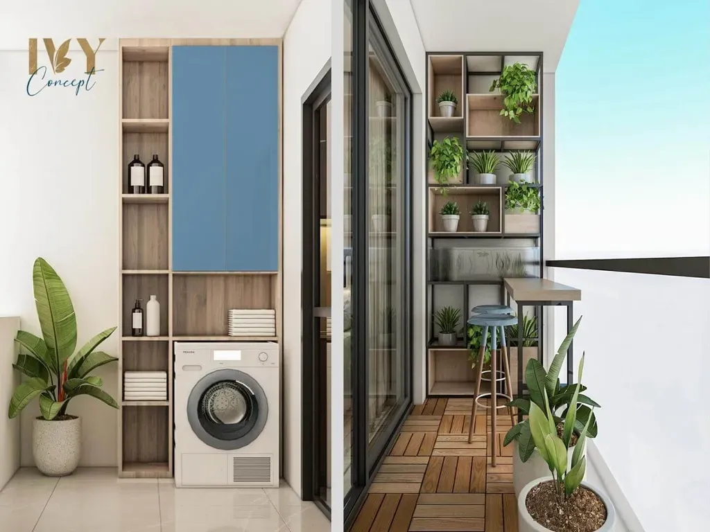 Lô gia - Căn Hộ Emerald Celadon City - Phong cách Modern | Space T