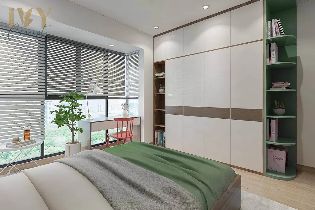 Phòng ngủ - Căn Hộ Emerald Celadon City Q.Tân Phú - Phong cách Modern | Space T