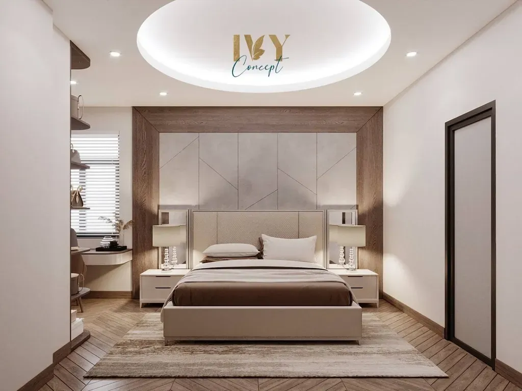 Phòng ngủ - Biệt thự tại Bình Dương - Phong cách Modern | Space T