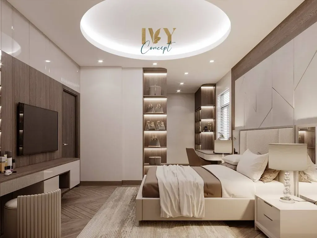Phòng ngủ - Biệt thự tại Bình Dương - Phong cách Modern | Space T