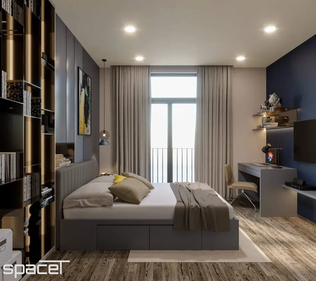 Phòng ngủ - Shophouse The Manhattan Glory (Vinhomes) - Phong cách Modern | Space T