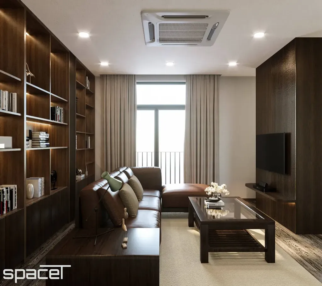 Phòng khách - Shophouse The Manhattan Glory (Vinhomes) - Phong cách Modern | Space T