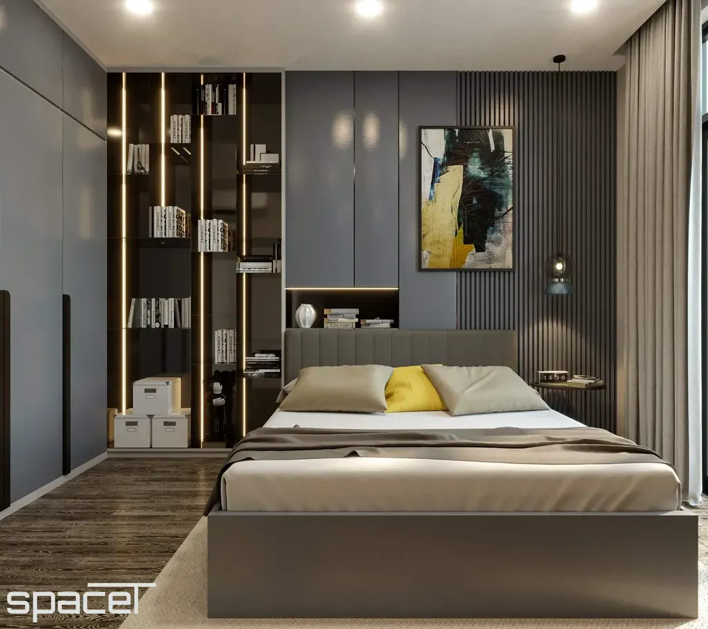 Phòng ngủ - Shophouse The Manhattan Glory (Vinhomes) - Phong cách Modern | Space T