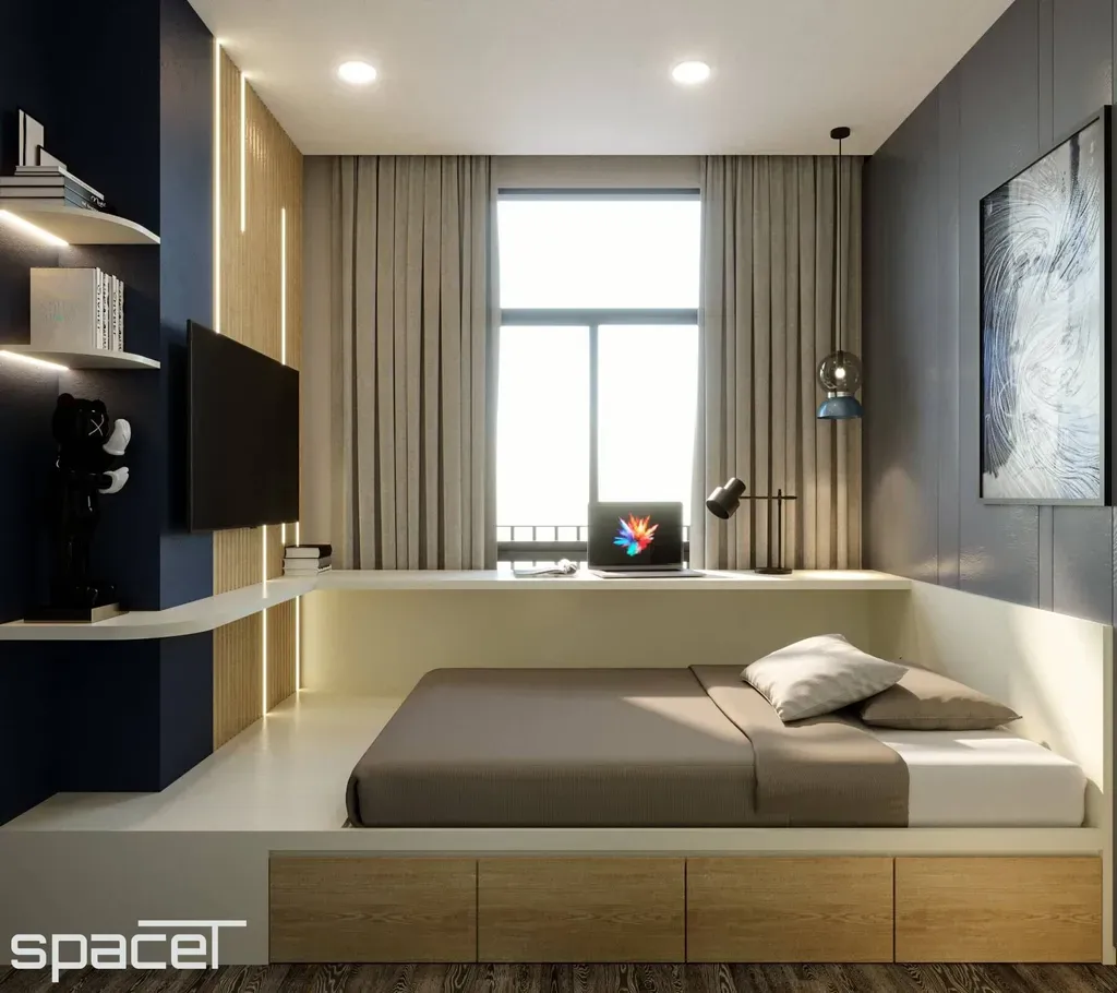 Phòng ngủ - Shophouse The Manhattan Glory (Vinhomes) - Phong cách Modern | Space T