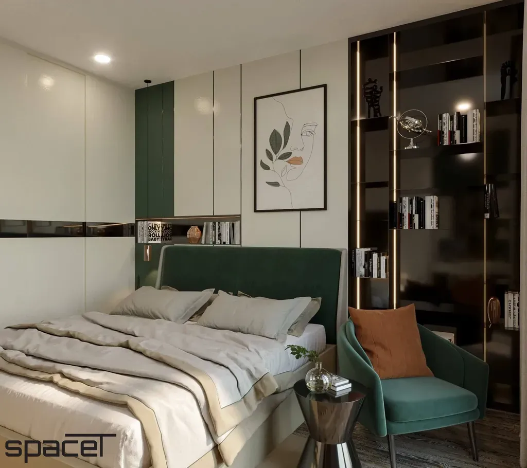 Phòng ngủ - Shophouse The Manhattan Glory (Vinhomes) - Phong cách Modern | Space T