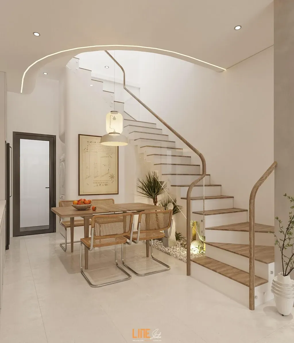 Phòng ăn - Nhà phố Quận 9 - Phong cách Wabi Sabi + Country | Space T