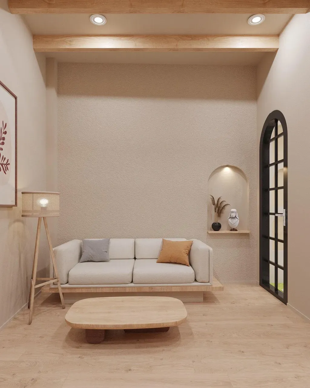 Phòng giải trí - Nhà phố Nguyễn Kiệm Gò Vấp - Phong cách Wabi Sabi | Space T