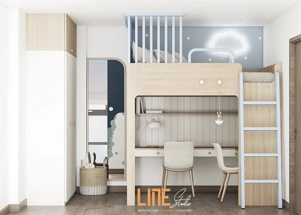 Phòng cho bé - Căn hộ Hado Centrosa Garden Quận 10 - Phong cách Modern | Space T