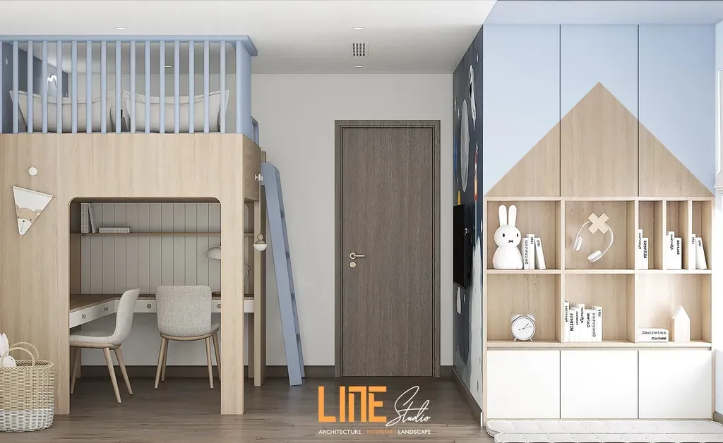 Phòng cho bé - Căn hộ Hado Centrosa Garden Quận 10 - Phong cách Modern | Space T