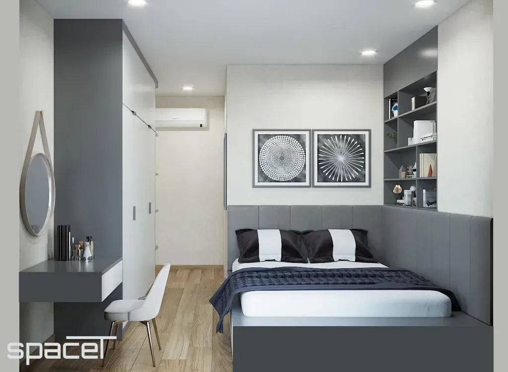 Phòng ngủ - Căn hộ Canary (Diamond Island) - Phong cách Modern | Space T