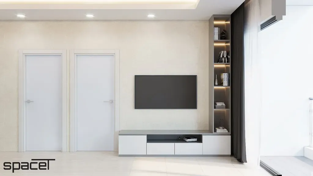 Phòng khách - Căn hộ Canary (Diamond Island) - Phong cách Modern | Space T