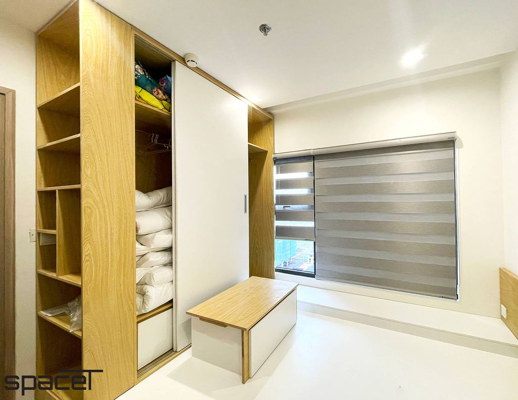 Phòng ngủ - Căn hộ Vinhomes Origami Quận 9 - Phong cách Modern  | Space T