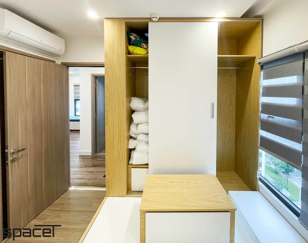 Phòng ngủ - Căn hộ Vinhomes Origami Quận 9 - Phong cách Modern | Space T