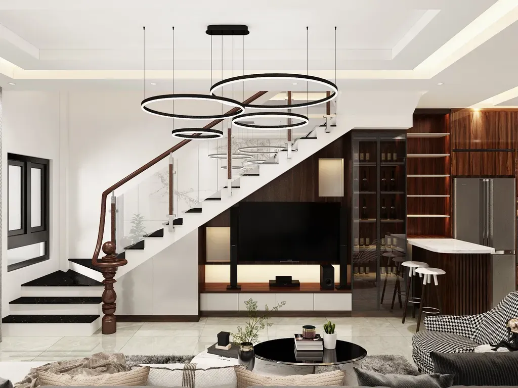 Phòng khách - Nhà phố Senturia Quận 12 - Phong cách Modern | Space T