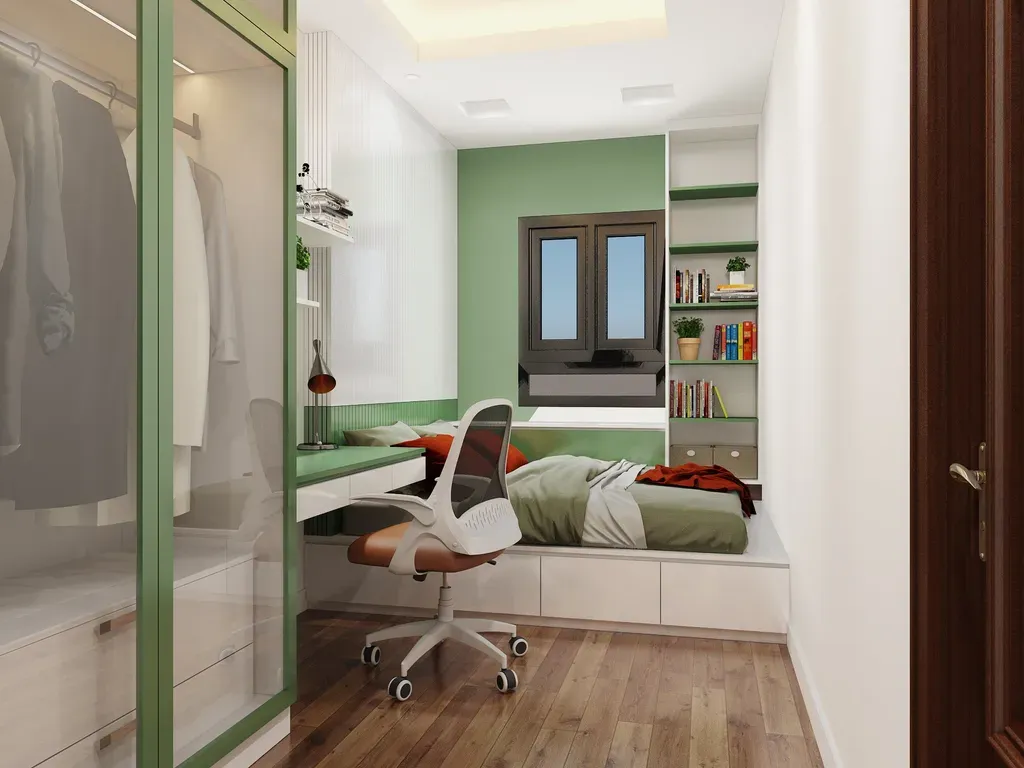 Phòng ngủ - Nhà phố Senturia Quận 12 - Phong cách Modern | Space T