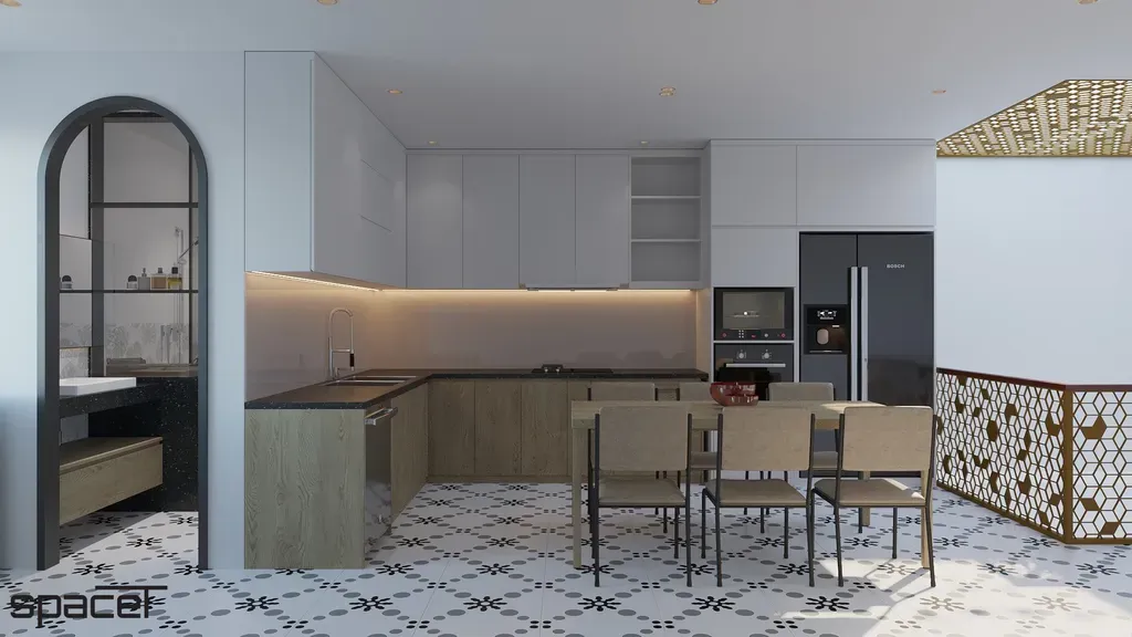 Phòng ăn - Nhà phố Quận 10 - Phong cách Modern | Space T