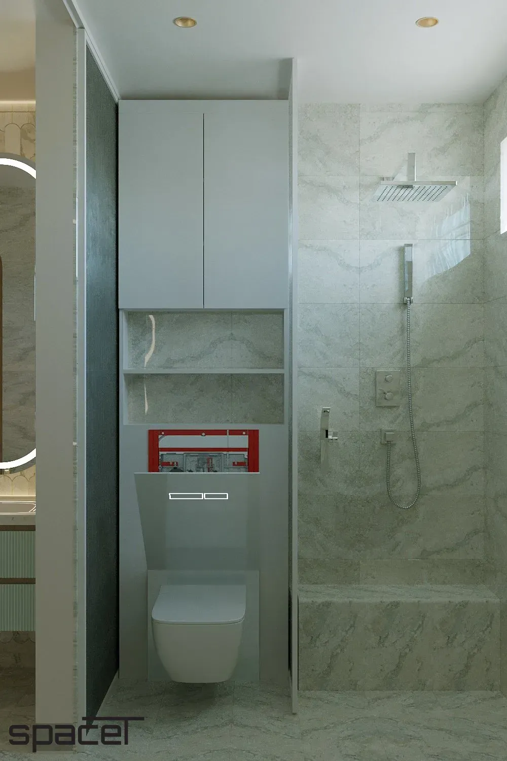Phòng tắm - Nhà phố tại Quận 10 - Phong cách Modern | Space T