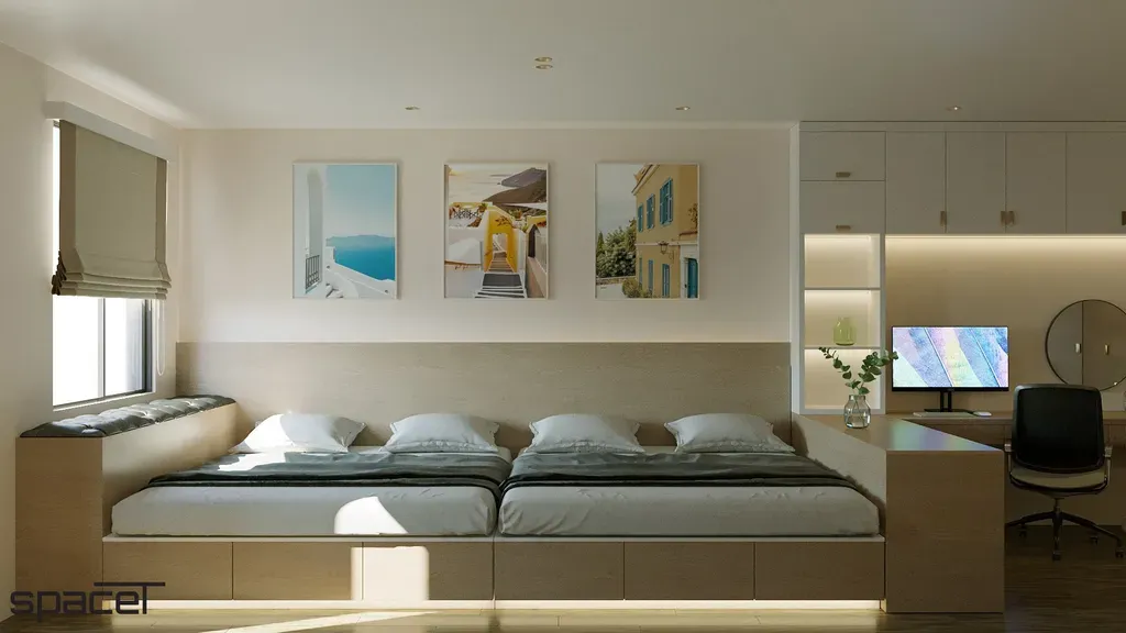 Phòng ngủ - Nhà phố tại Quận 10 - Phong cách Modern | Space T