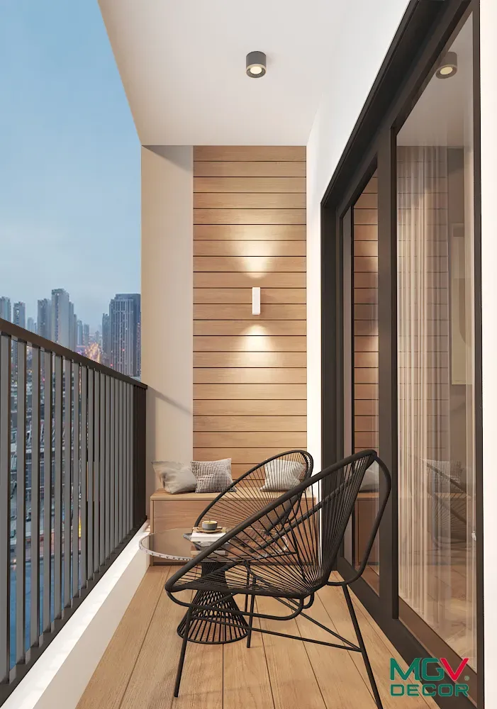 Lô gia - Căn hộ Sunrise City View - Phong cách Modern | Space T