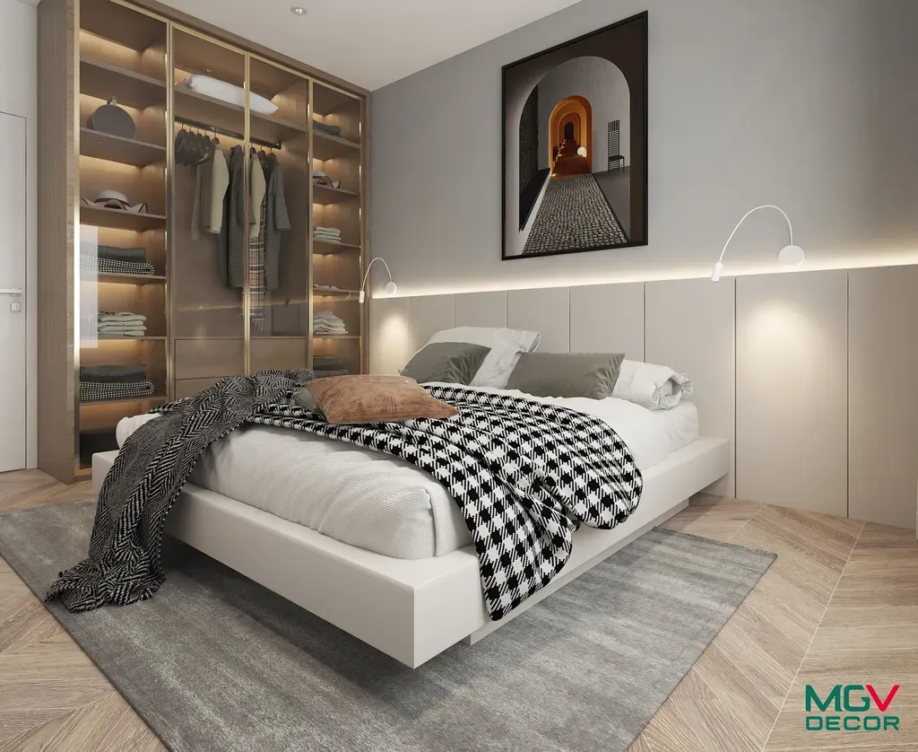 Phòng ngủ - Căn hộ Sunrise City View - Phong cách Modern | Space T