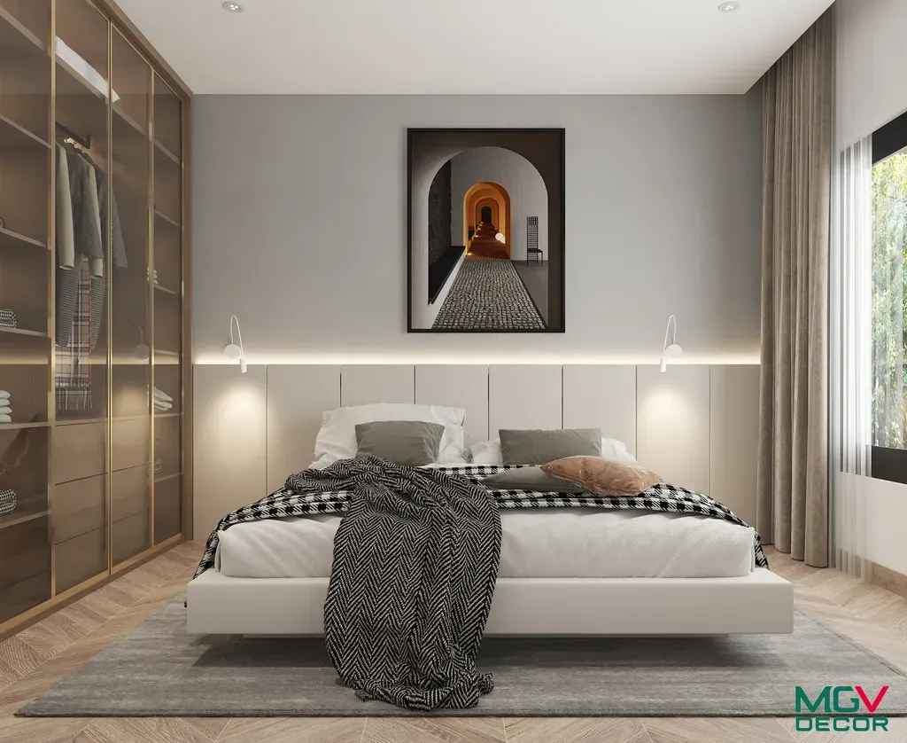 Phòng ngủ - Căn hộ Sunrise City View - Phong cách Modern | Space T