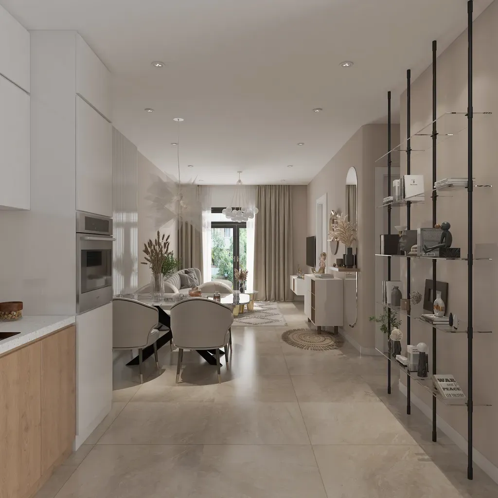 Phòng ăn - Căn hộ Saigon South Residence - Phong cách Modern | Space T