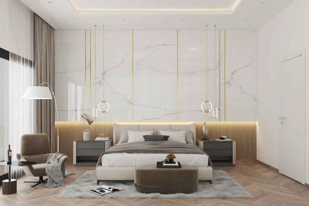 Phòng ngủ - Nhà phố Bà Rịa - Vũng Tàu - Phong cách Modern | Space T