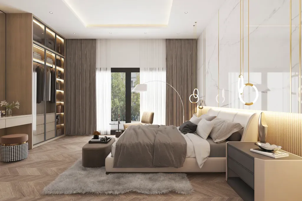 Phòng ngủ - Nhà phố Bà Rịa - Vũng Tàu - Phong cách Modern | Space T