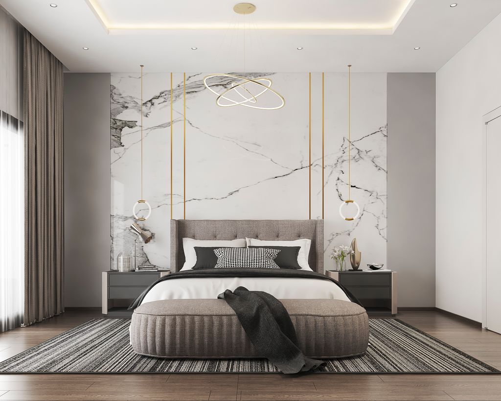 Phòng ngủ - Nhà phố Bà Rịa Vũng Tàu - Phong cách Modern  | Space T