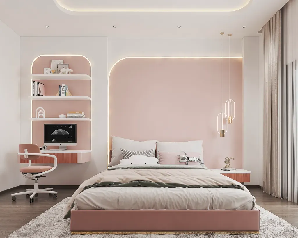 Phòng ngủ - Nhà phố Bà Rịa Vũng Tàu - Phong cách Modern | Space T