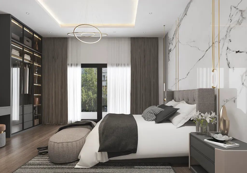 Phòng ngủ - Nhà phố Bà Rịa Vũng Tàu - Phong cách Modern | Space T