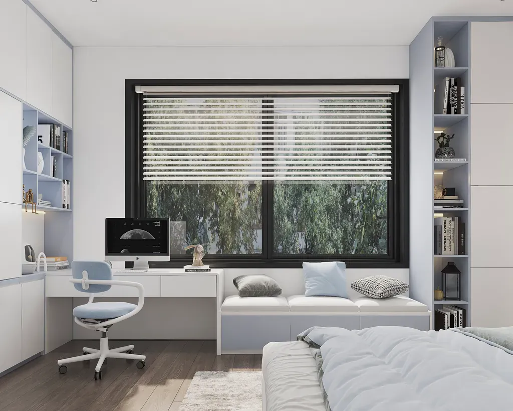 Phòng ngủ - Nhà phố Bà Rịa Vũng Tàu - Phong cách Modern | Space T
