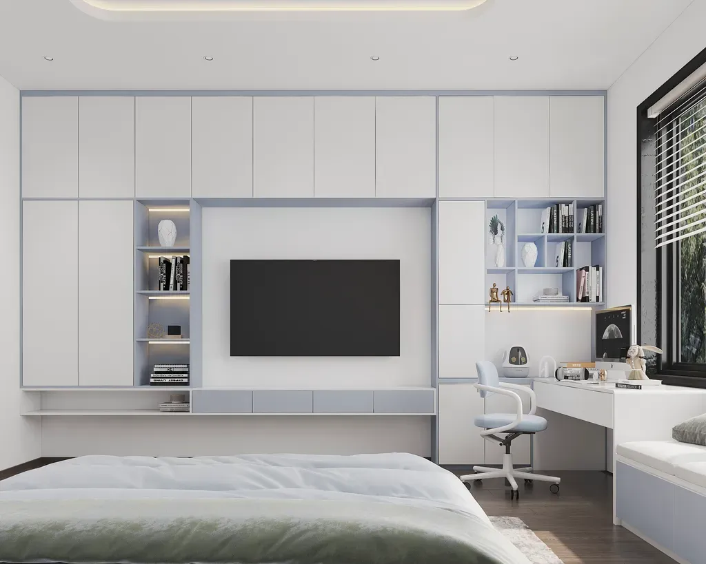 Phòng ngủ - Nhà phố Bà Rịa Vũng Tàu - Phong cách Modern | Space T