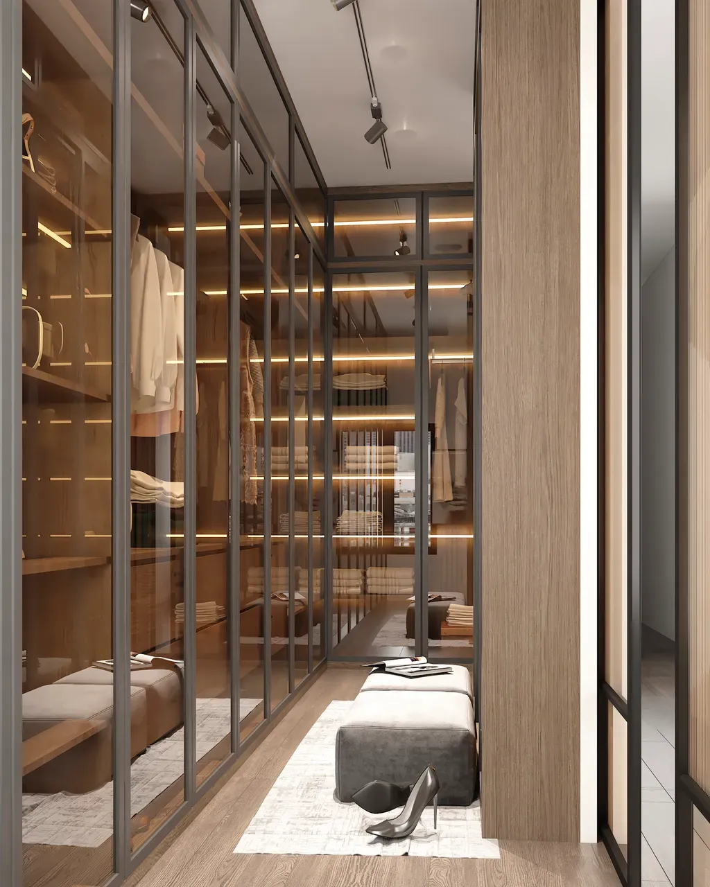 Phòng thay đồ - Nhà phố tại Bà Rịa Vũng Tàu - Phong cách Modern | Space T