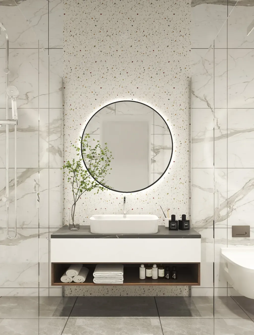 Phòng tắm - Nhà phố tại Bà Rịa Vũng Tàu - Phong cách Modern | Space T