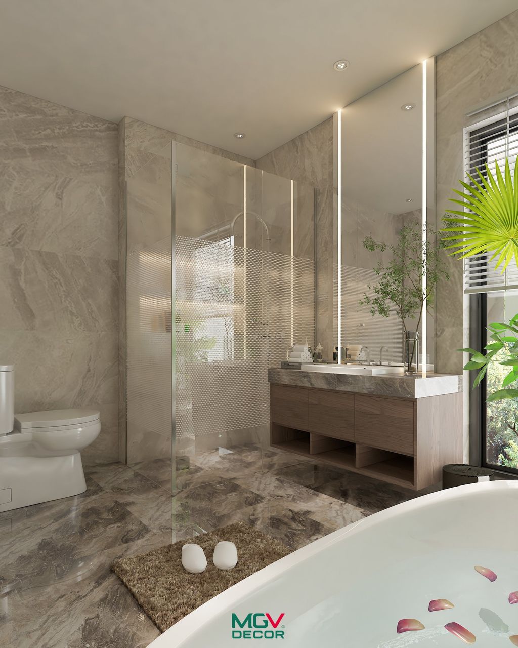 Phòng tắm - Nhà phố tại Bà Rịa - Vũng Tàu - Phong cách Modern  | Space T
