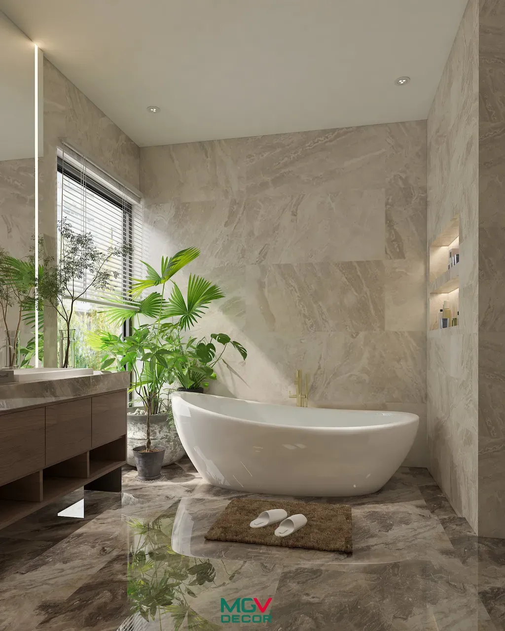 Phòng tắm - Nhà phố tại Bà Rịa - Vũng Tàu - Phong cách Modern | Space T