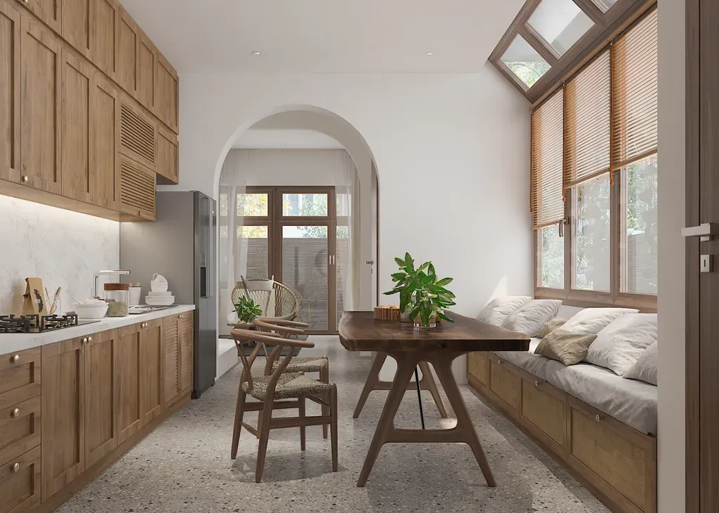 Nhà phố gạch đỏ Bà Rịa - Vũng Tàu - Phong cách Modern | Space T