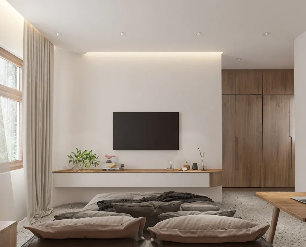 Phòng ngủ - Nhà phố gạch đỏ Bà Rịa - Vũng Tàu - Phong cách Modern | Space T