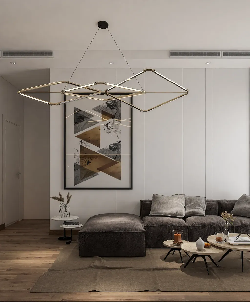 Phòng khách - Căn hộ Sarimi Sala - Phong cách Modern | Space T