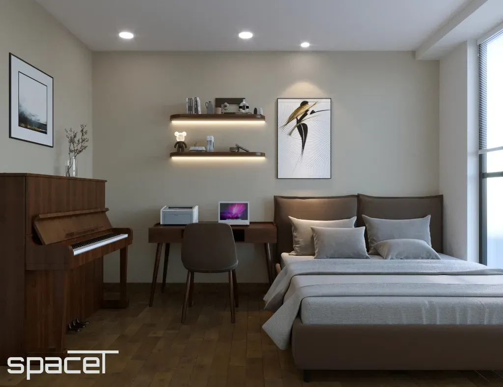 Phòng ngủ - Căn hộ The Ascentia Quận 7 - Phong cách Modern | Space T