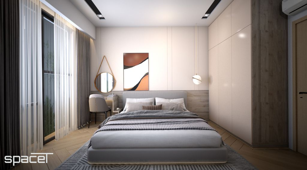Phòng ngủ - Căn hộ The Ascentia - Phong cách Modern  | Space T