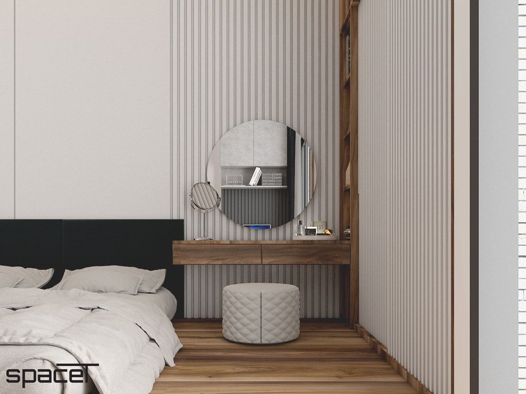 Phòng ngủ - Nhà phố Quận 12 - Phong cách Modern + Minimalist  | Space T