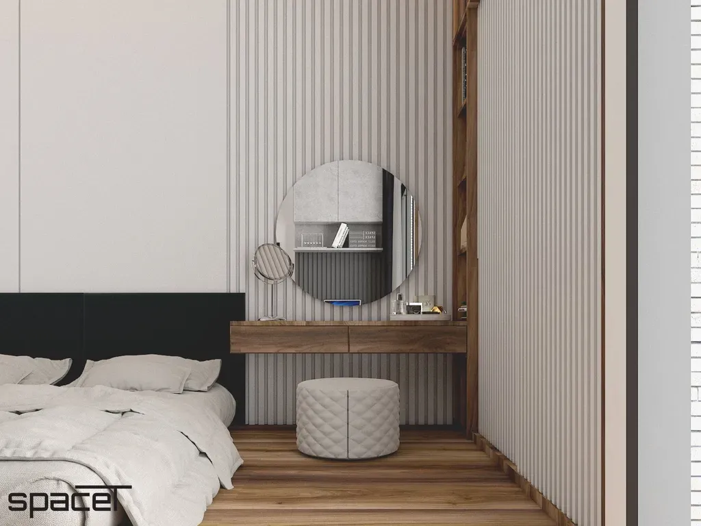 Phòng ngủ - Nhà phố Quận 12 - Phong cách Modern + Minimalist | Space T