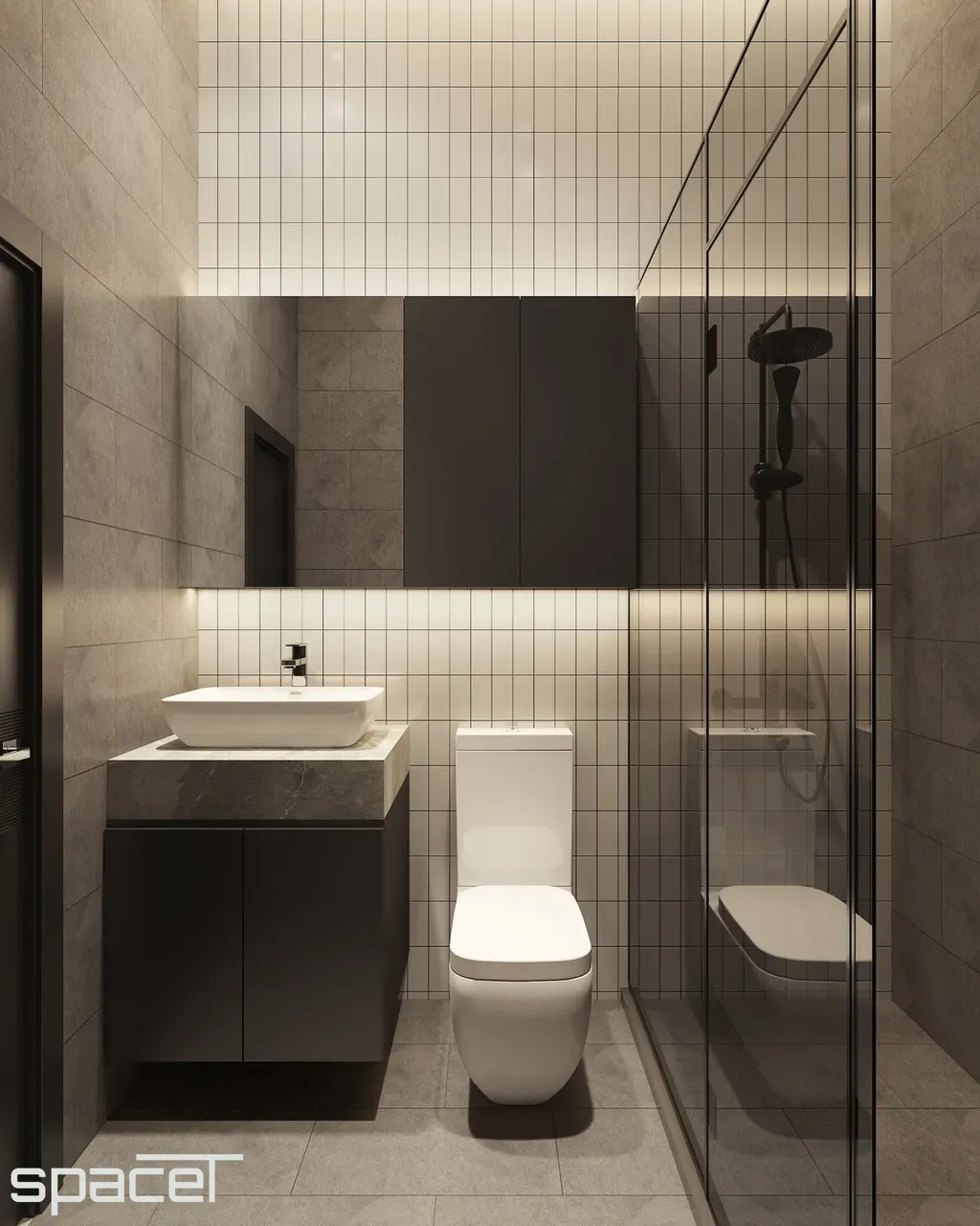Phòng tắm - Villa Dầu Tiếng (Bình Dương) - Phong cách Modern | Space T