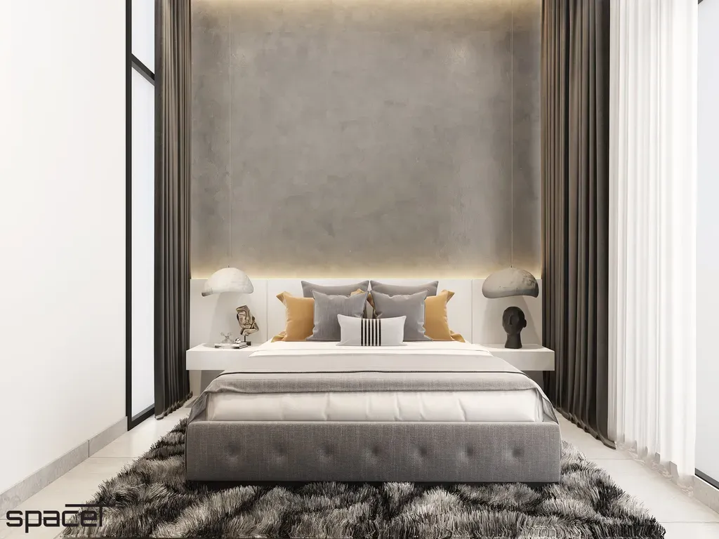 Phòng ngủ - Villa Dầu Tiếng (Bình Dương) - Phong cách Modern | Space T