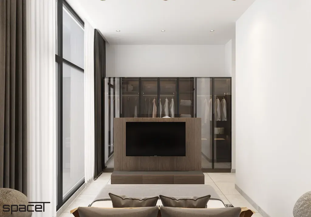 Phòng ngủ - Villa Dầu Tiếng (Bình Dương) - Phong cách Modern | Space T