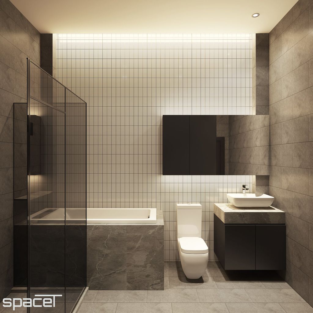 Phòng tắm - Villa Dầu Tiếng (Bình Dương) - Phong cách Modern  | Space T