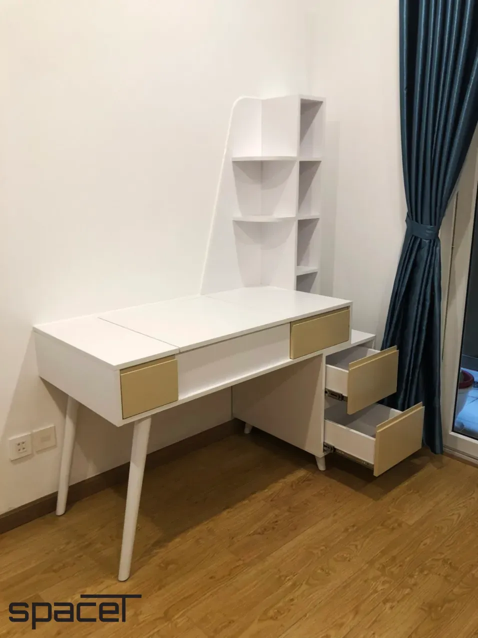 Phòng ngủ, Phòng làm việc - Căn hộ chung cư Phúc Yên - Phong cách Modern | Space T