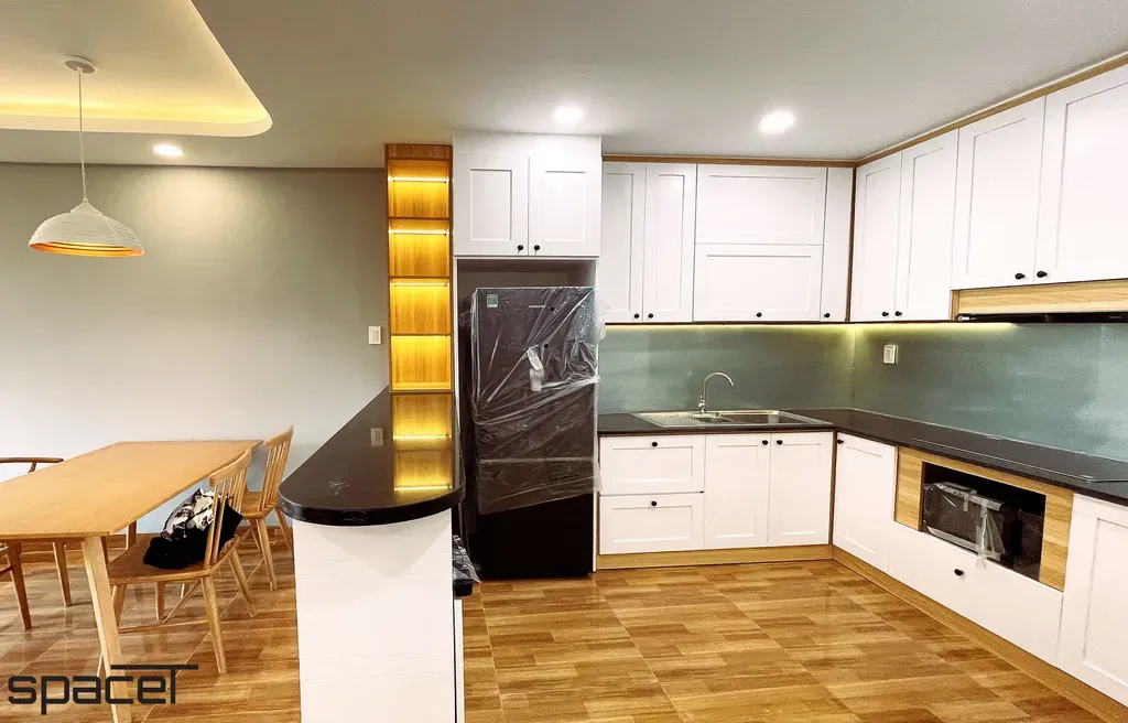 Phòng bếp - Căn hộ Orient Quận 4 - Phong cách Modern | Space T
